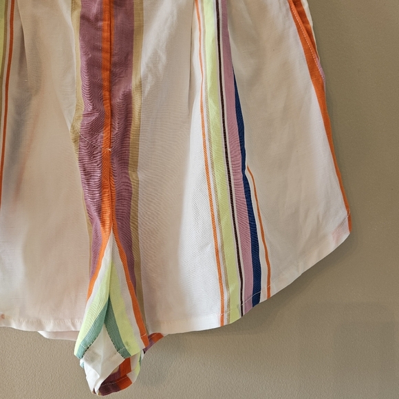 Lemlem x H&M Set Lyocell Striped Belted Shorts & Matching Cropped Top Size Small - Picture 13 of 16